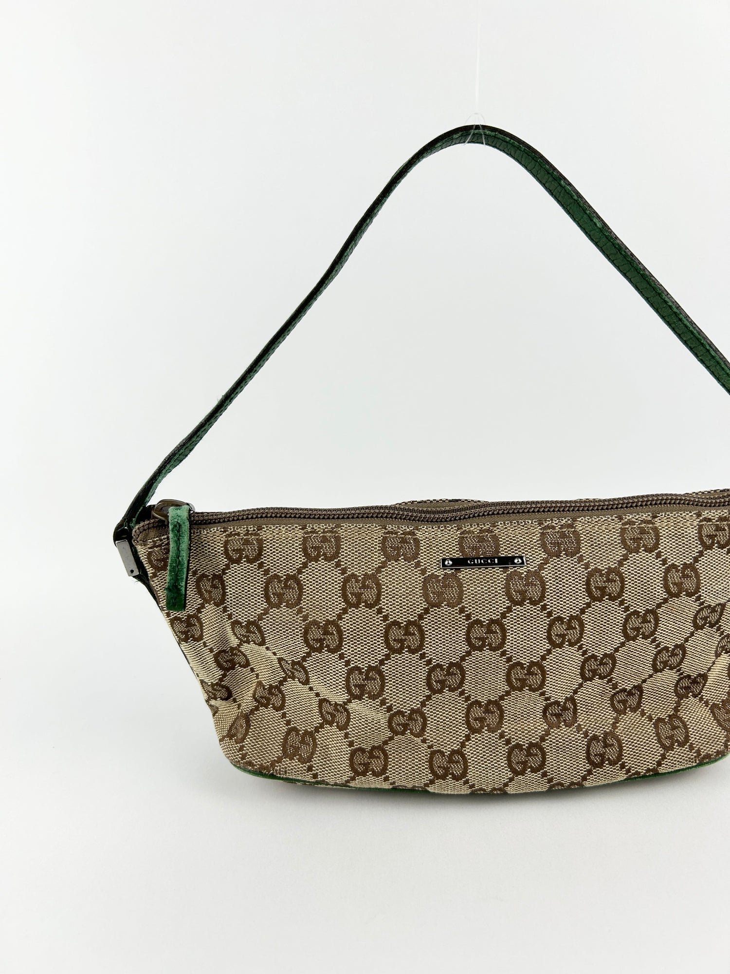 Vintage Gucci Monogram Pochette Bag