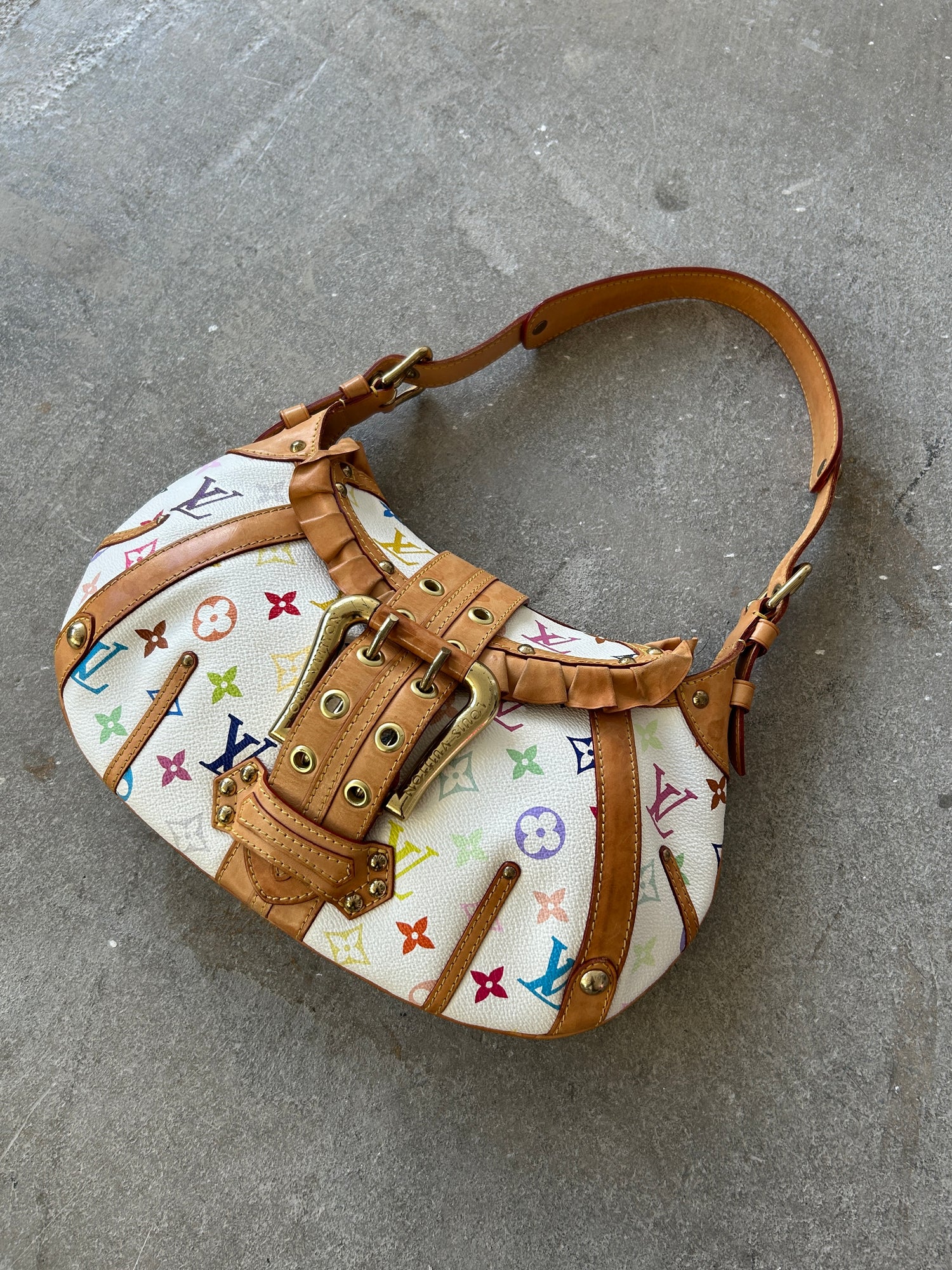 Vintage Louis Vuitton Takashi Murakami Leonor Shoulder Bag (2004)