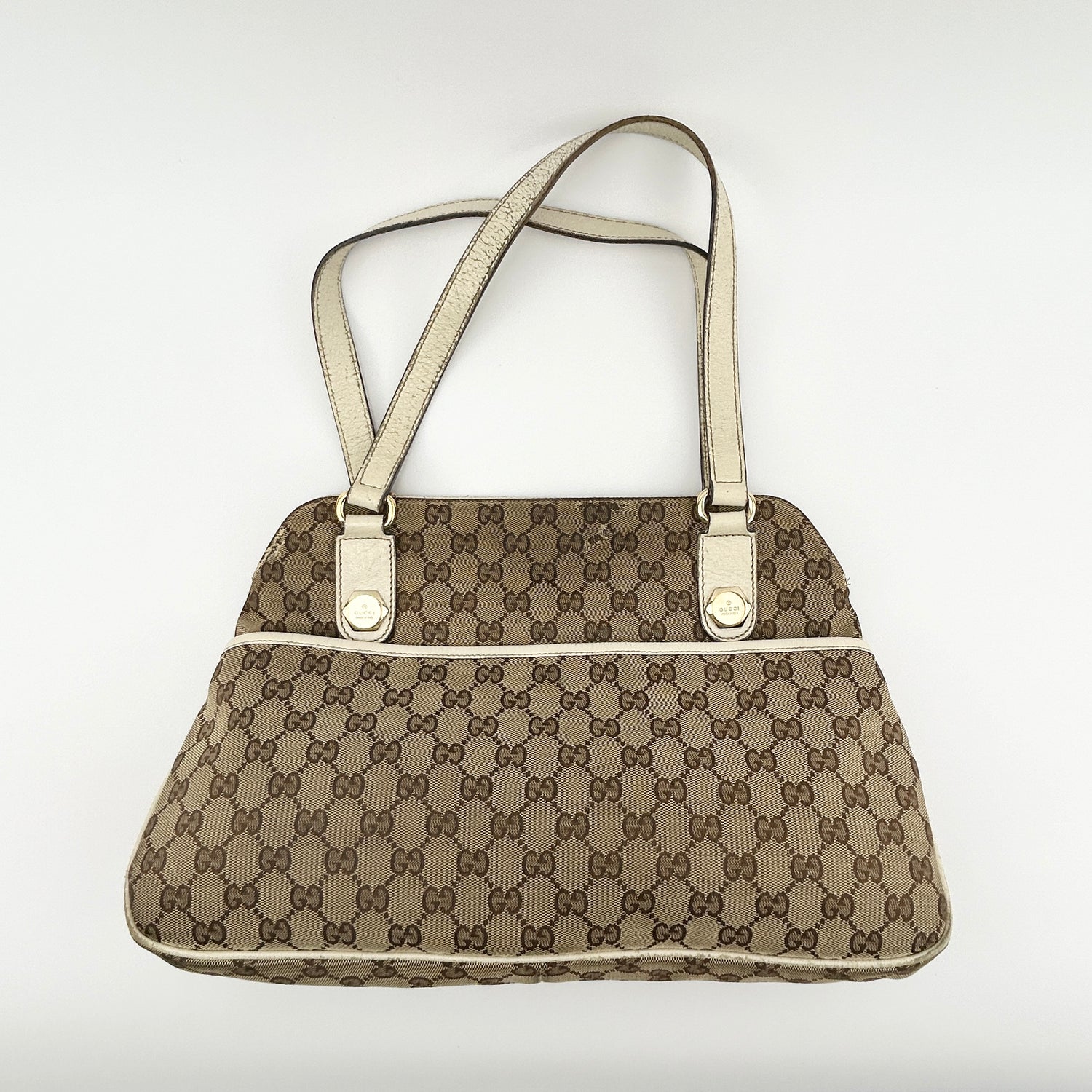 Vintage Gucci Monogram Shoulder Bag