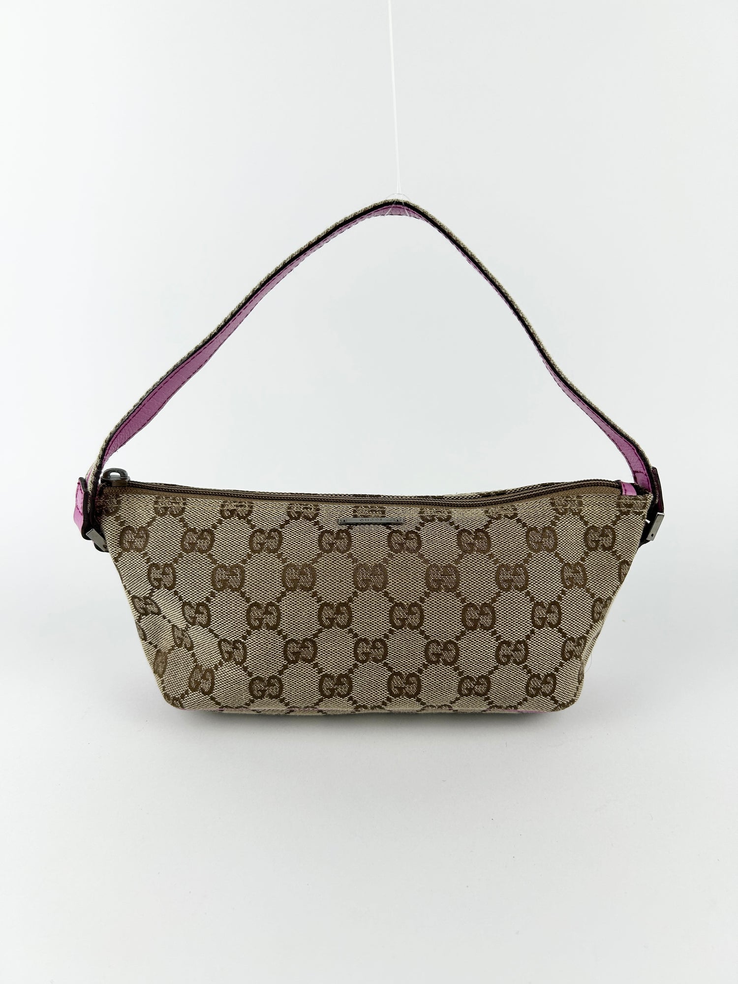 Vintage Gucci Monogram Pochette Bag