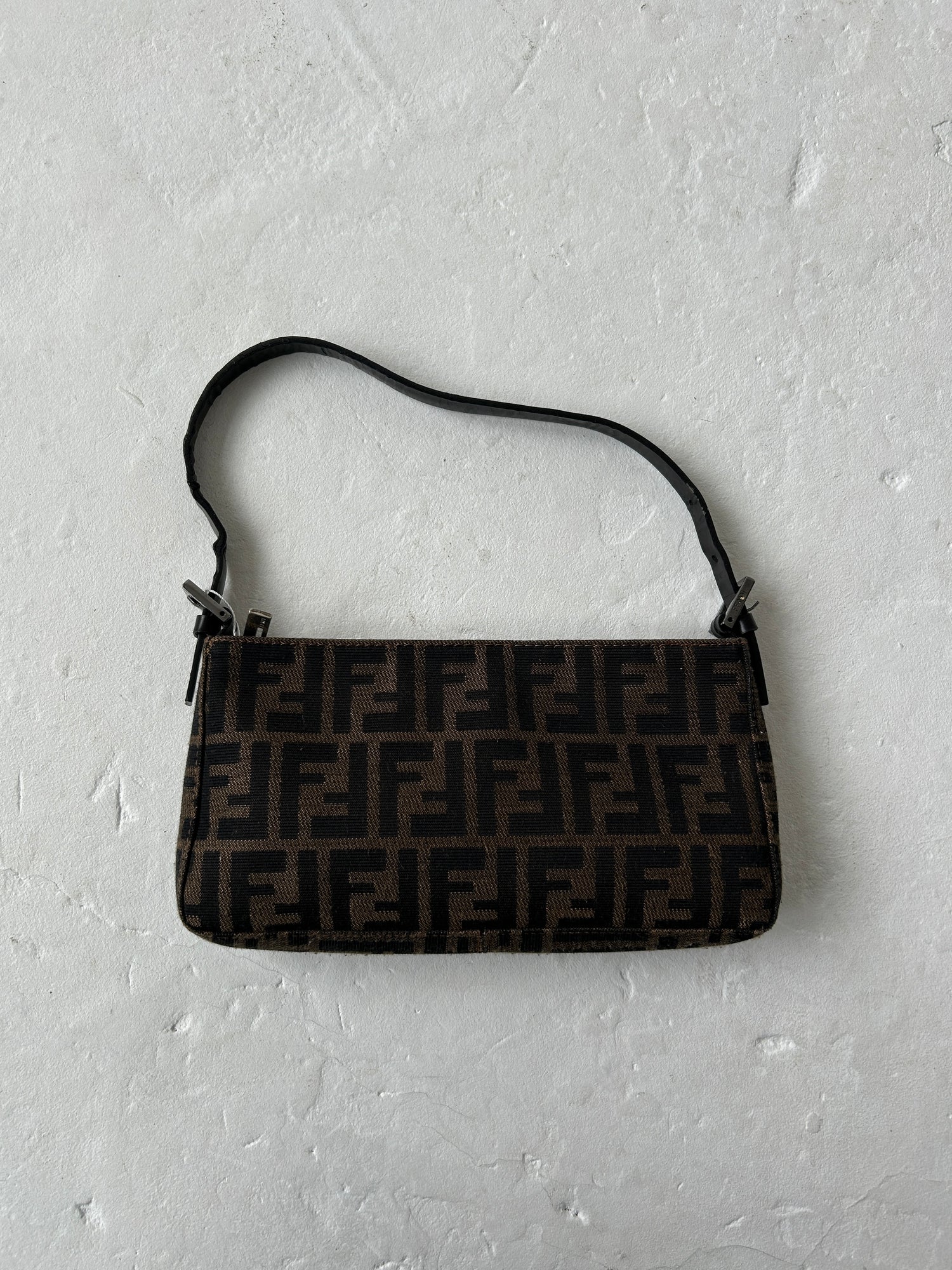 Vintage Fendi Zucca Shoulder Bag