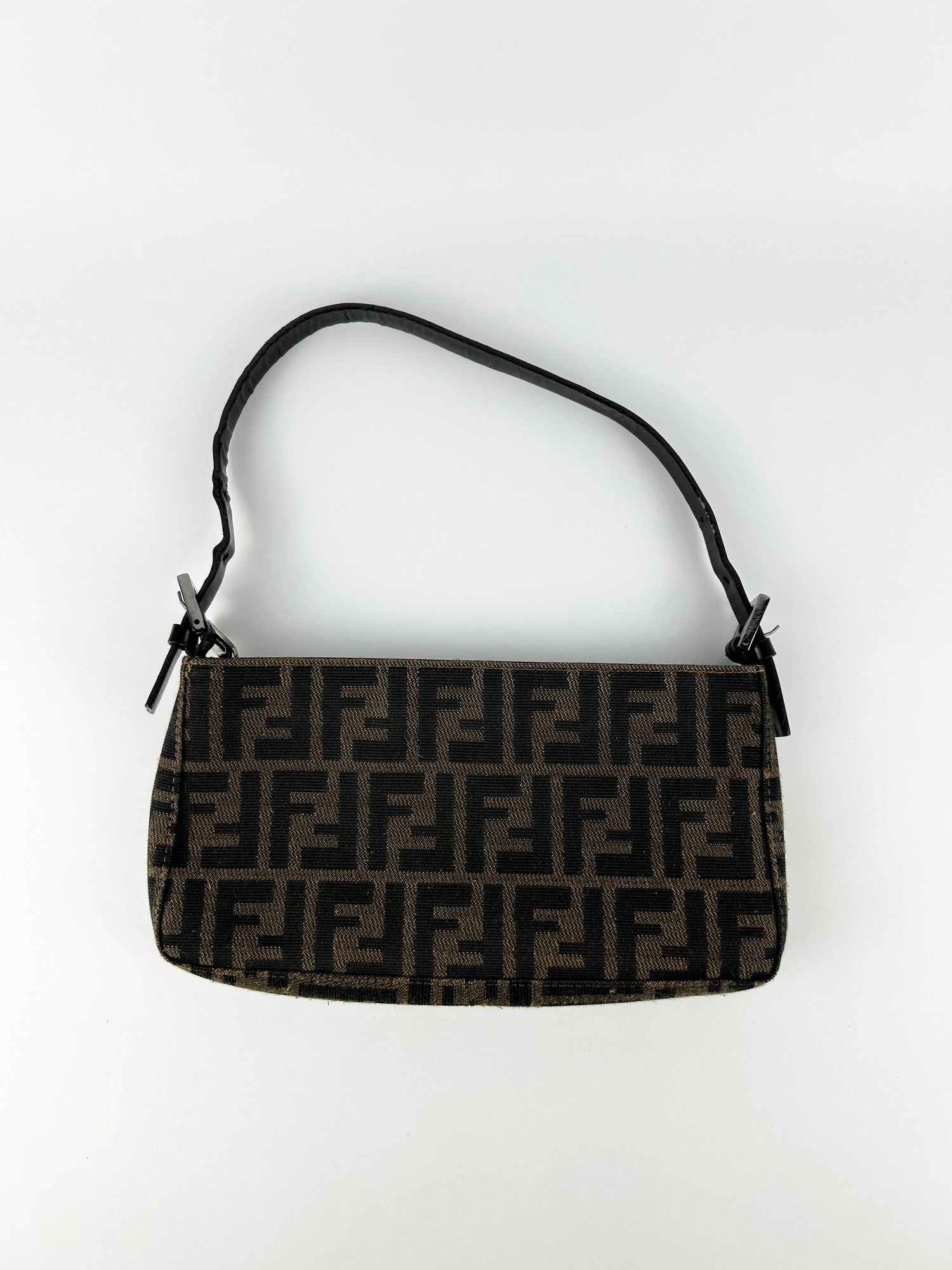 Vintage Fendi Zucca Shoulder Bag