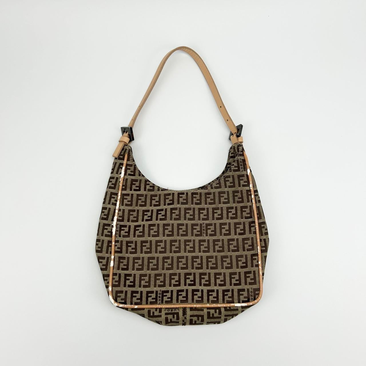 Fendi zucca hobo shoulder bag online