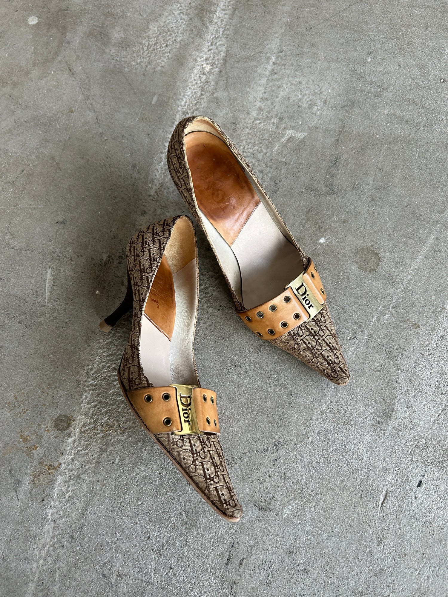 Vintage Christian Dior Kitten Heels