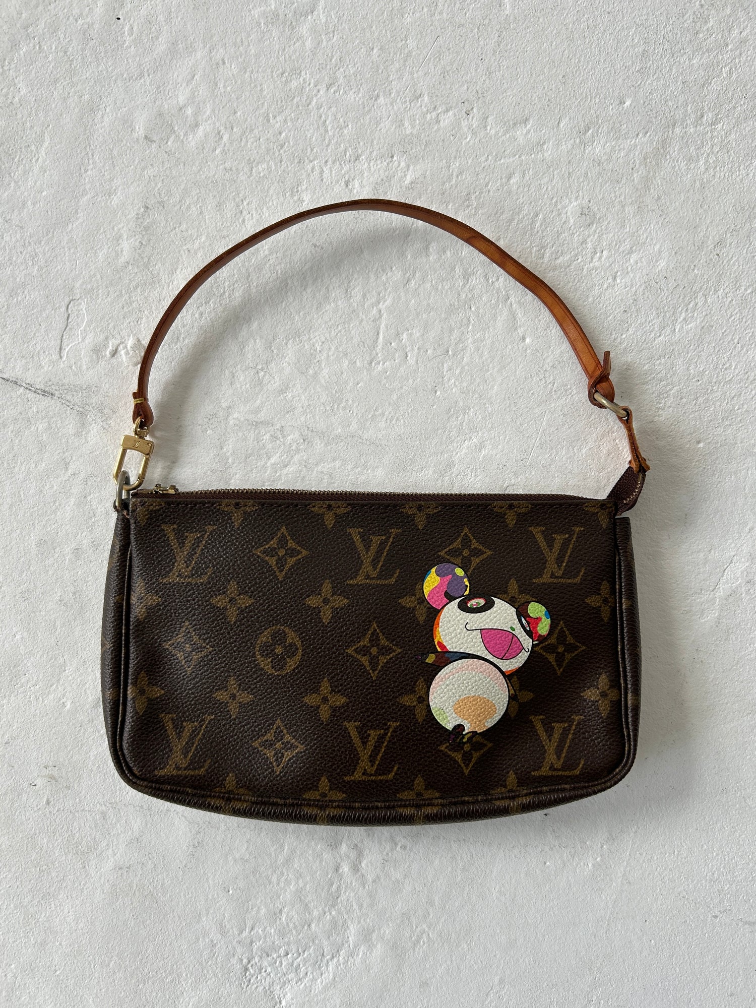 Vintage Louis Vuitton Takashi Murakami Panda Pochette Bag