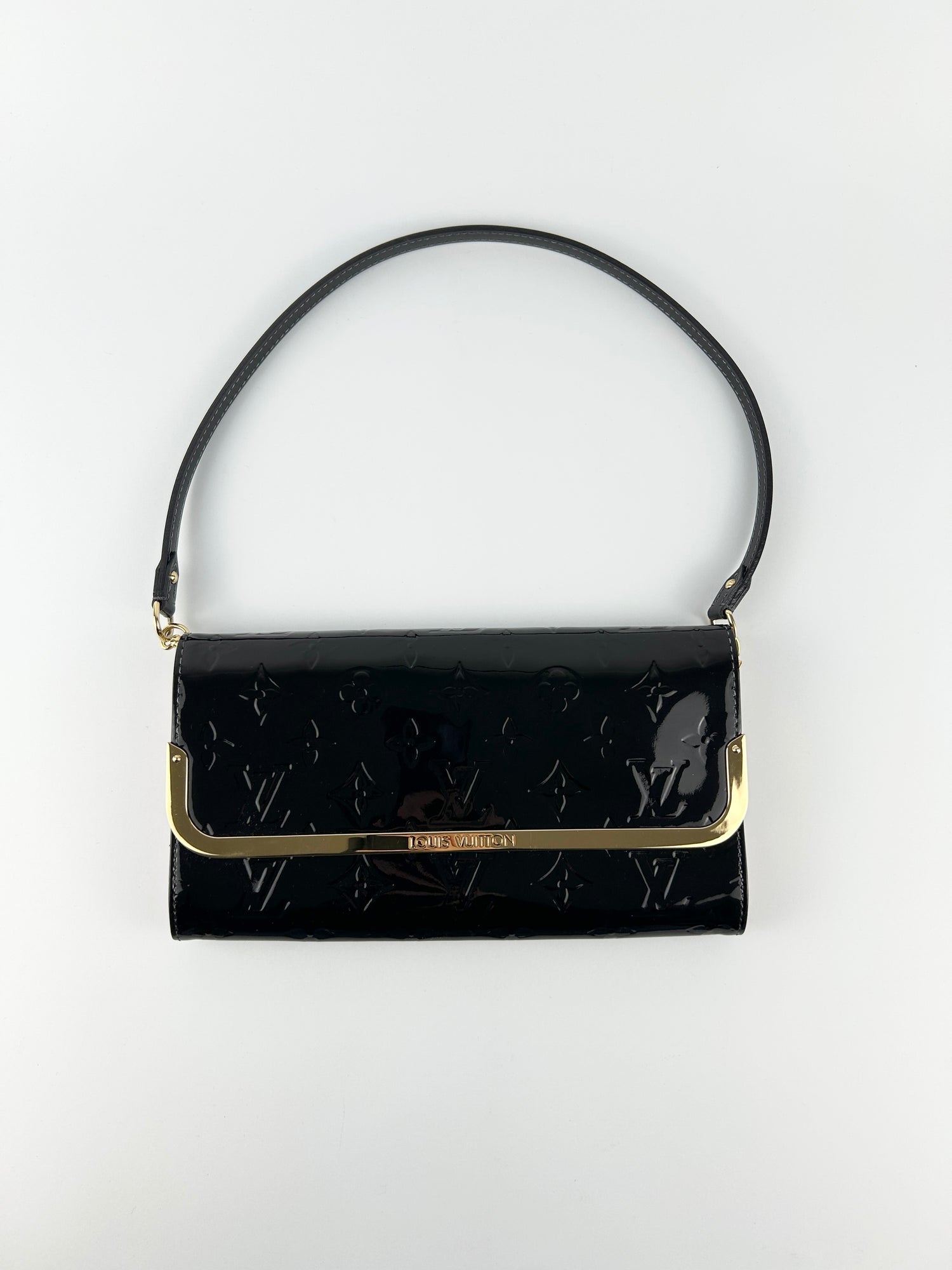 Louis Vuitton Vernis Rossmore Black Shoulder Bag (2013)