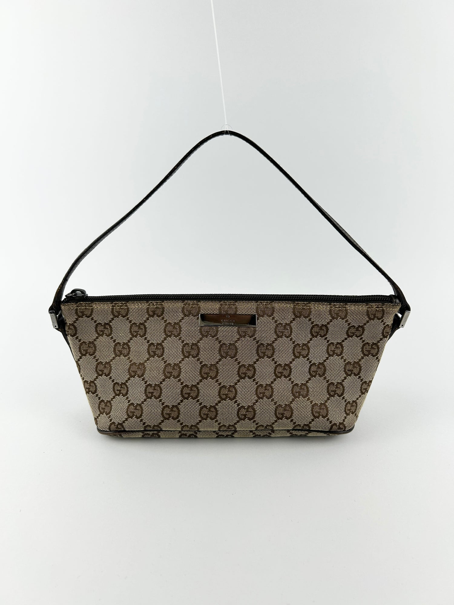 Vintage Gucci Monogram Pochette Bag Classic