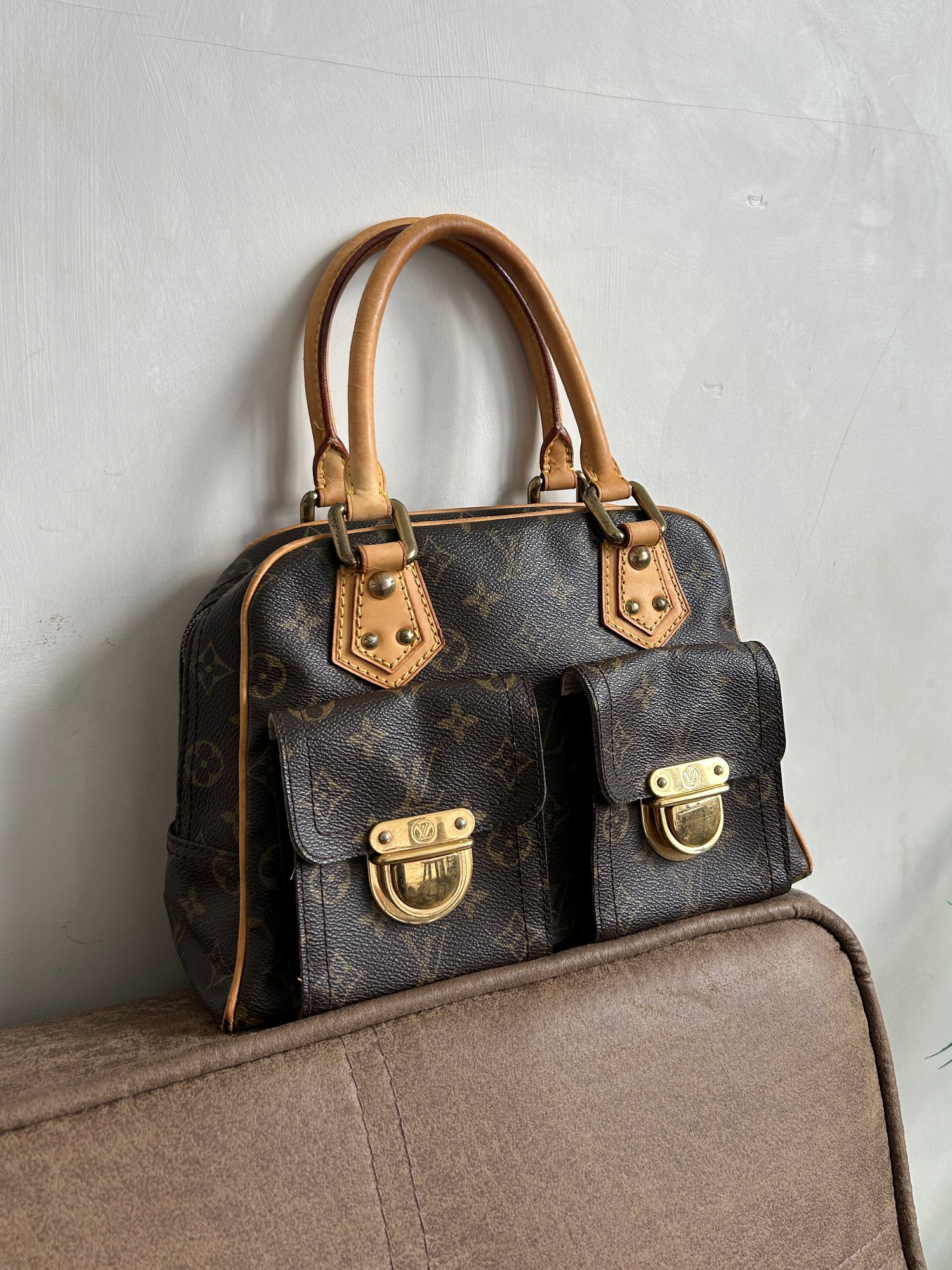 Louis Vuitton Manhattan PM Handbag (2008)