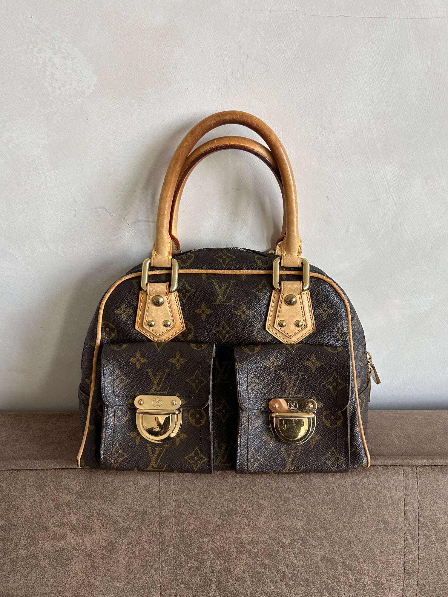 Vintage Louis Vuitton Manhattan PM Handbag