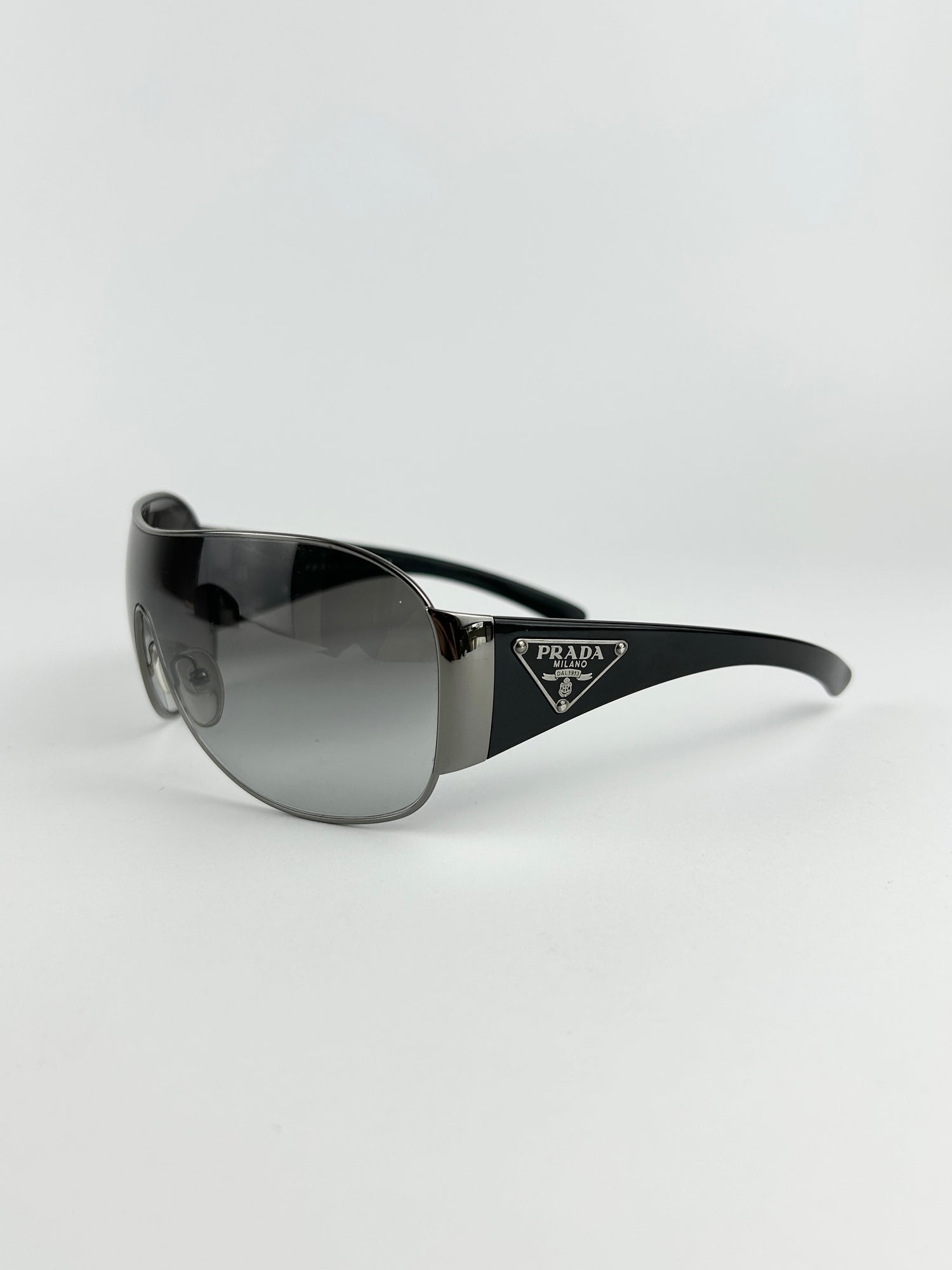 Prada Milano Oversized Shield Sunglasses