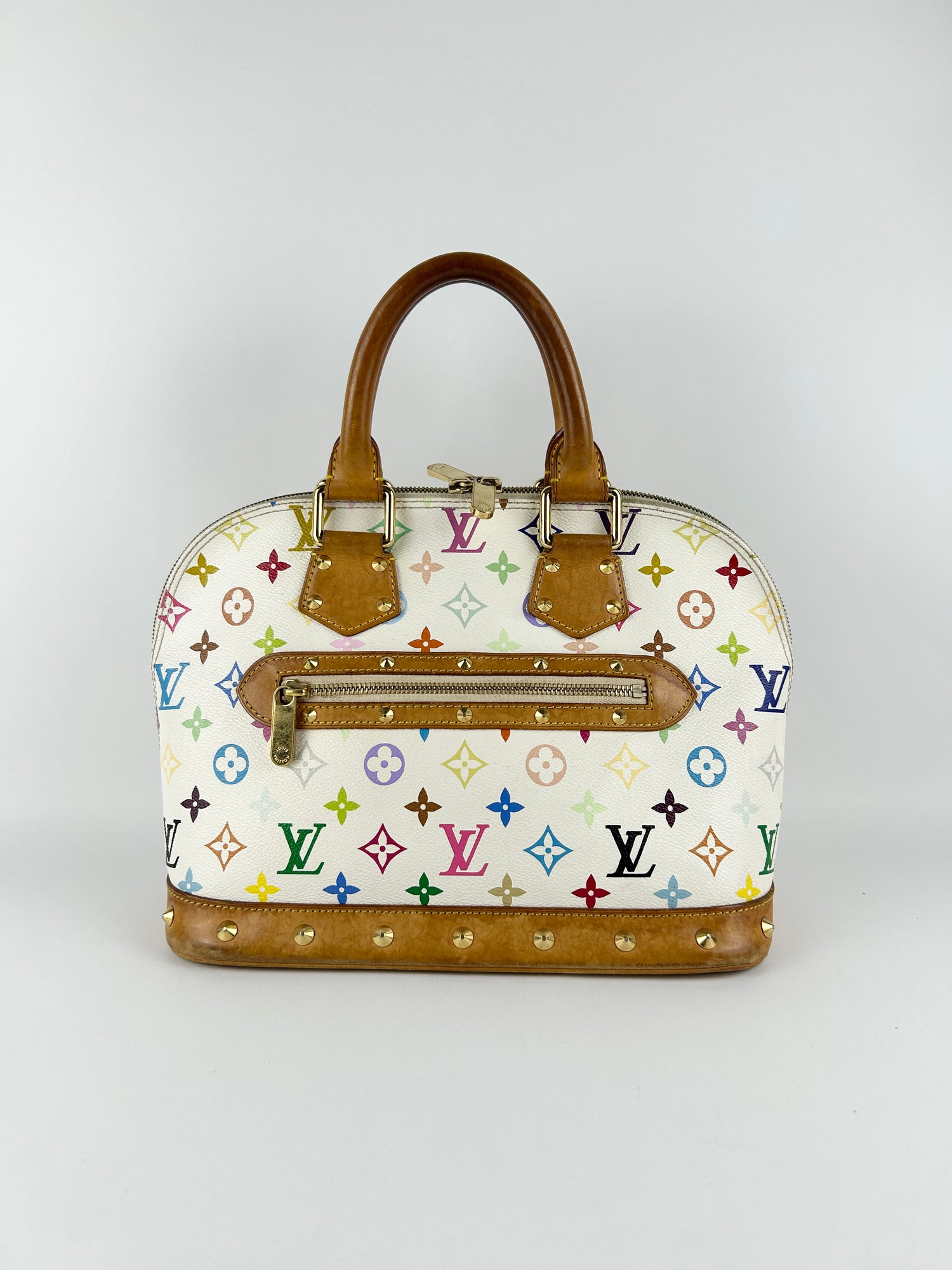 Vintage Louis Vuitton Takashi Murakami Alma Handbag