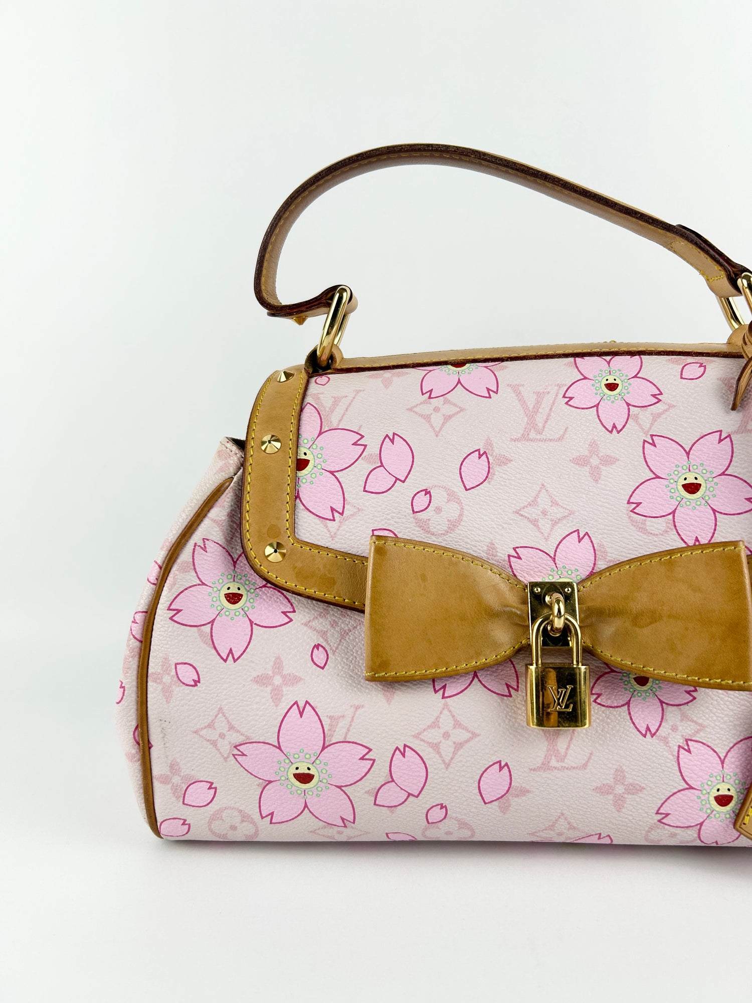 Vintage Louis Vuitton x Takashi Murakami Cherry Blossom Sac Retro Handbag