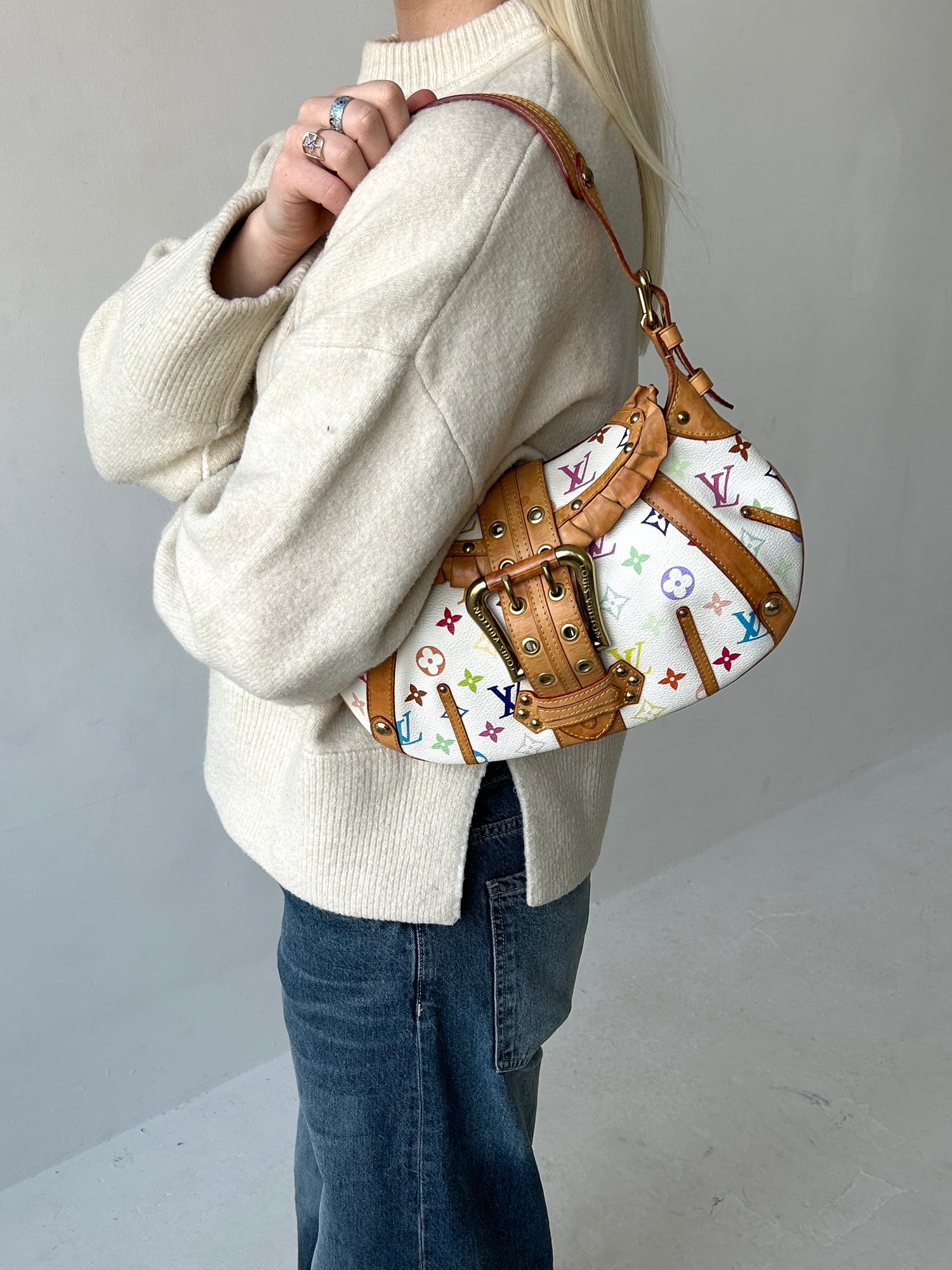 Vintage Louis Vuitton Takashi Murakami Leonor Shoulder Bag (2004)