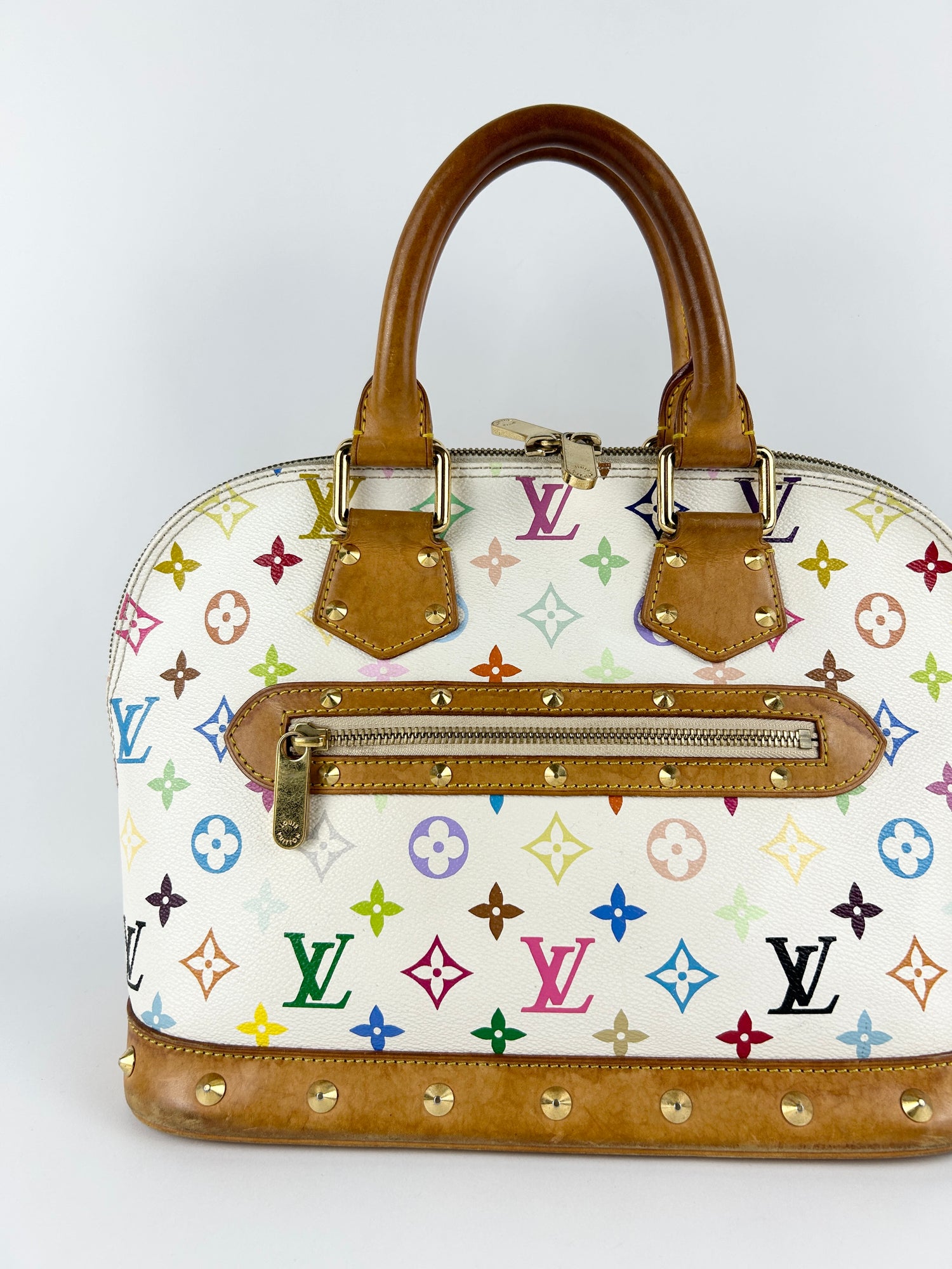 Vintage Louis Vuitton Takashi Murakami Alma Handbag