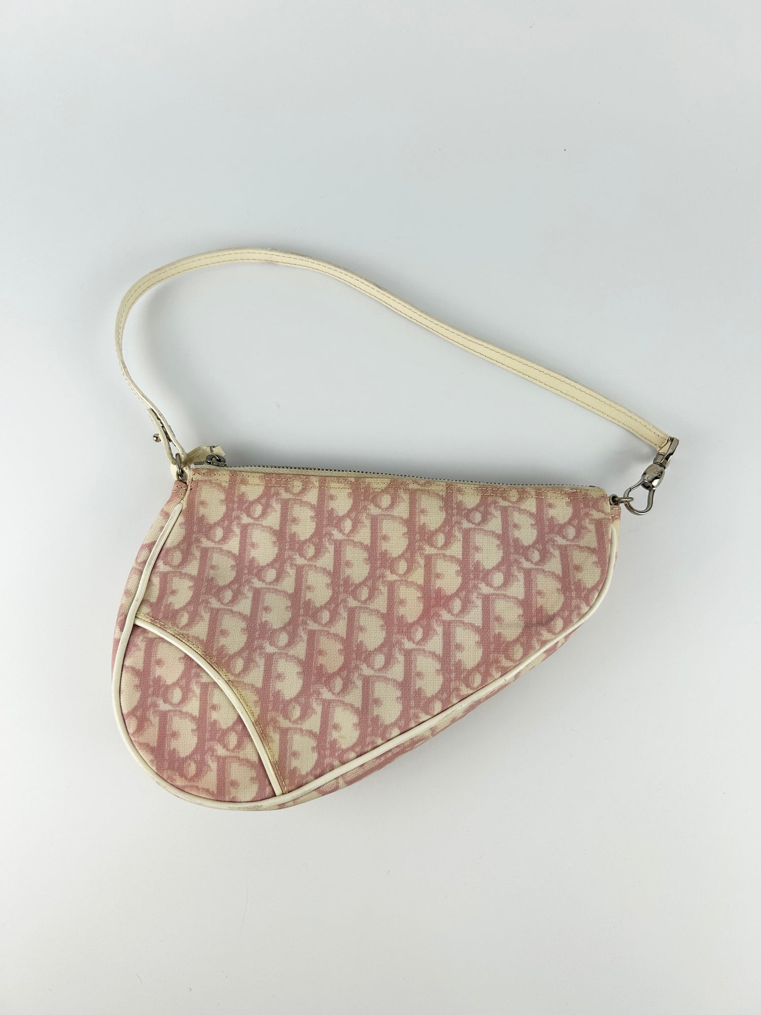 Vintage Christian Dior Monogram Saddle Shoulder Bag (2004)