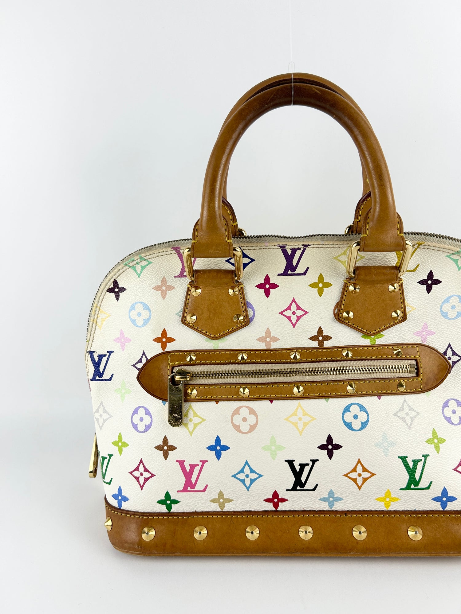 Vintage Louis Vuitton Takashi Murakami Alma Handbag