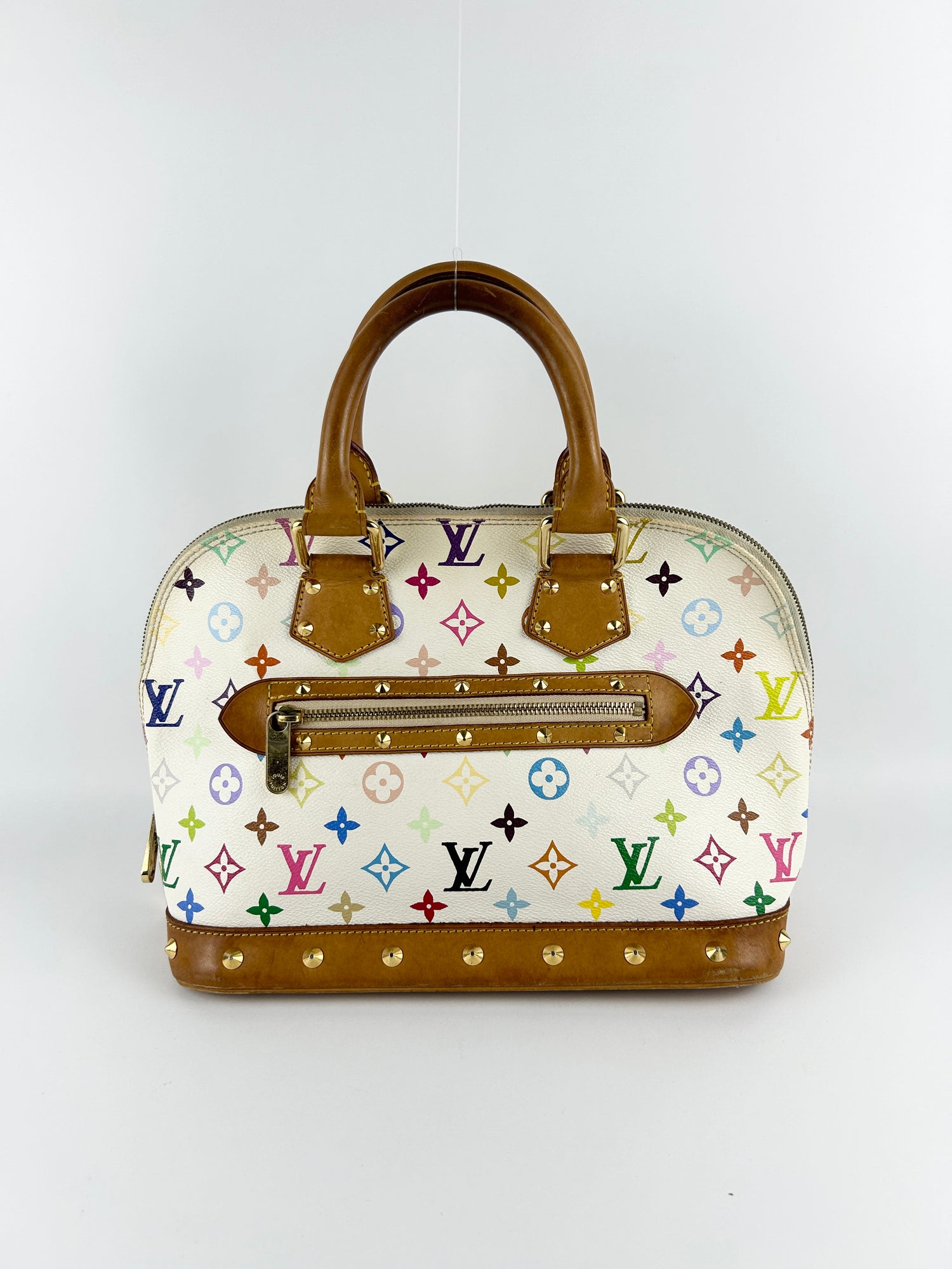 Vintage Louis Vuitton Takashi Murakami Alma Handbag