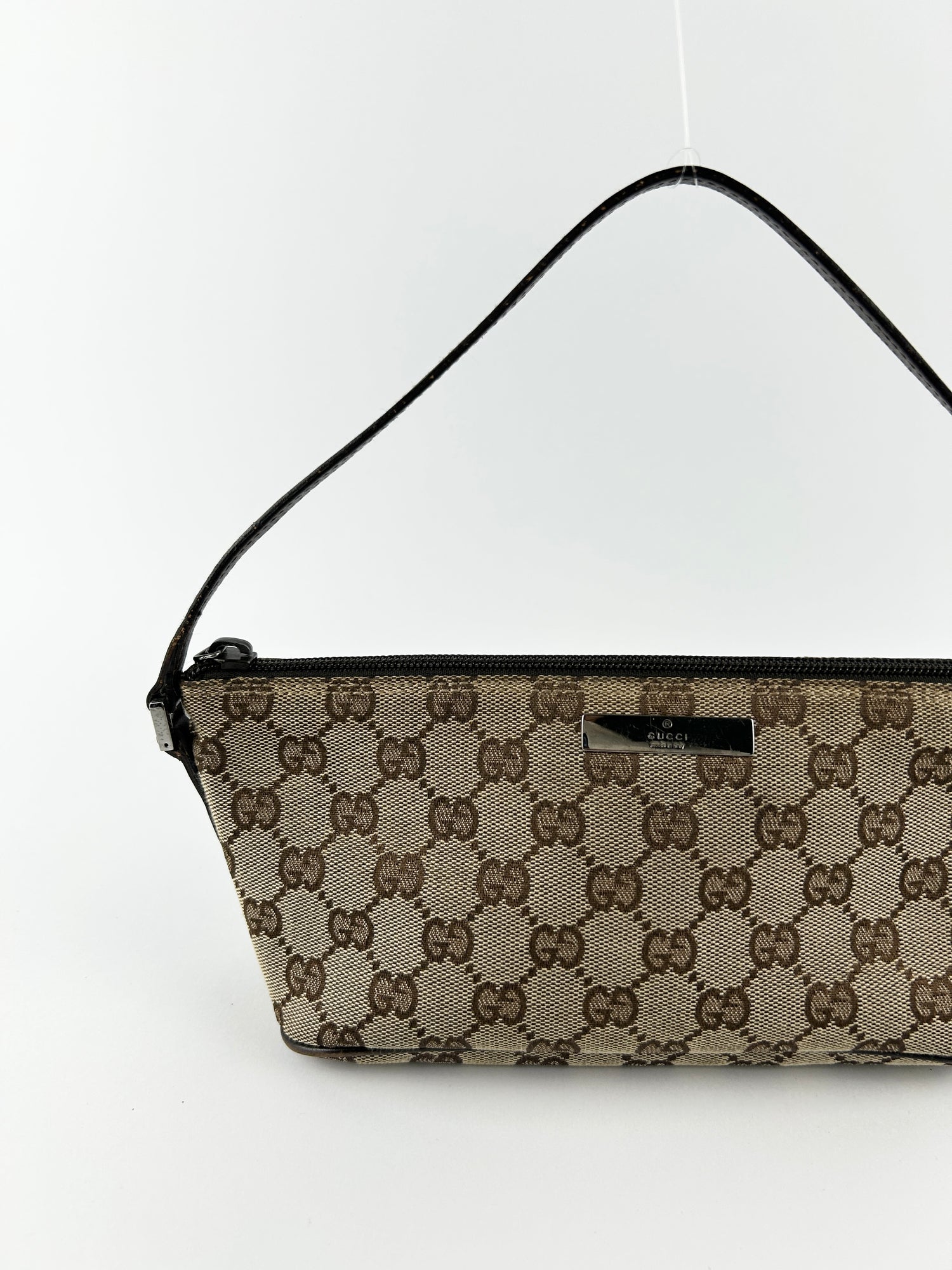 Vintage Gucci Monogram Pochette Bag Classic